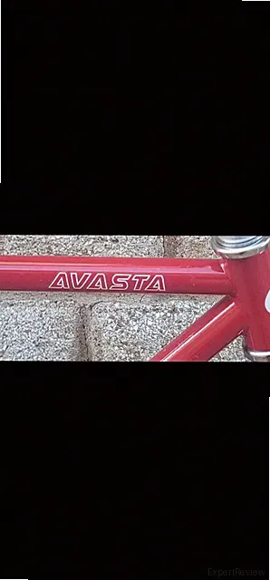 Avasta bright red fixed gear bike with extras tires and wheels