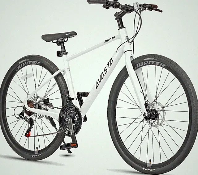 AVASTA Jupiter 700C Road Adult Step-Over Hybrid Cycling Bicycle