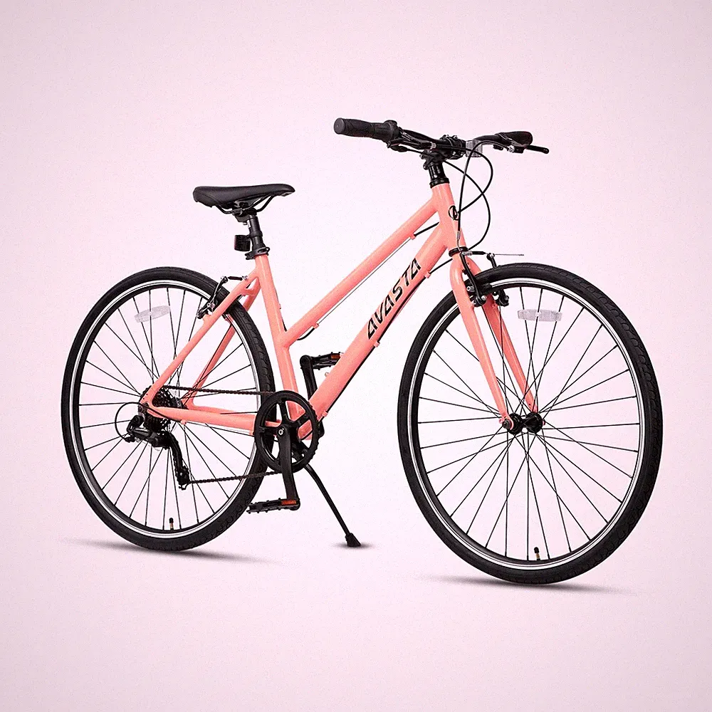 AVASTA Populus 700C Road Bike for Women with Kickstand, 17 Inch Lightweigh...